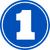 Ozen Number Icon - 1